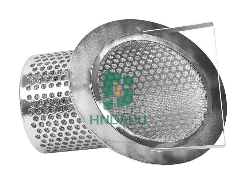 不銹鋼斜口提籃濾芯 186*333籃式過(guò)濾器濾網(wǎng)